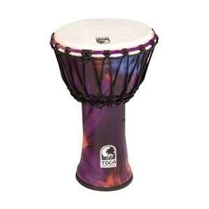  Toca Synergy Freestyle Rope Tuned Djembe 9 In Purple 