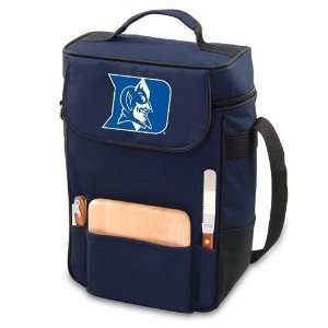  Duke Blue Devils Duet Style Wine and Cheese Tote (Navy 