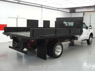   DUALLY FLATBED 58K MILES 2004 FORD F 550 REG CAB DIESEL DUALLY FLATBED