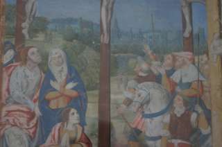 PERGAMENT MINIATUR MALEREI ANGO KREUZIGUNG JESU CHRISTI ROUEN 1520 A 