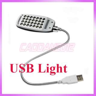   28 LED USB Flexible White Light Lamp for PC Computer Home Camp  
