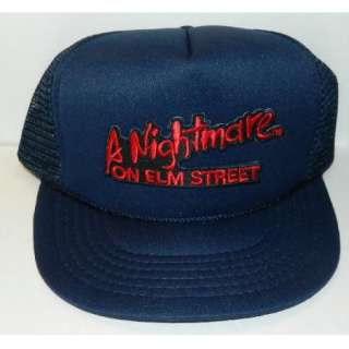 Nightmare On Elm Street Movie Logo Embroidered Patch Baseball Hat 