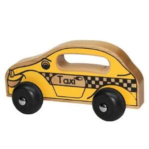  Handeez Taxi Car Made in America Classic Wood Toy Toys 