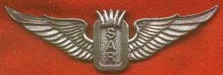 Custom Made Golden Finish Search And Rescue Wings  