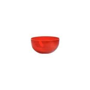 bazaar red medium glass bowl by miki astori for driade  