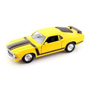  Ford Mustang BOSS 302 1/24 Yellow Toys & Games