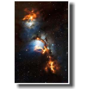  Interstellar Plasma Cloud in Space   Astronomy Poster 