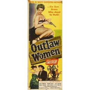  Outlaw Women Poster Movie 20x40