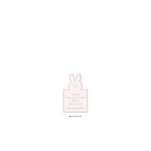  Bunny Finger Puppet Baby Girl Announcements Office 