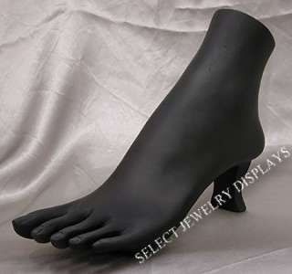 NEW Black Foot Figurine Toe Ring Ankle Bracelet Display  