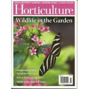Horticulture Magazine September/October 2011 Meghan Shinn  