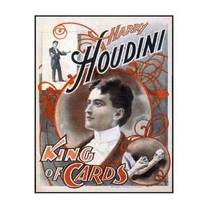 Harry Houdini Magician by Annonymous. Size 18 inches width by 24 