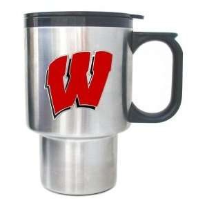 Wisconsin Badgers Stainless Travel Mug 