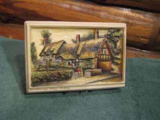 Vintage Plaque Ann Hathaways Cottage   Shattery  