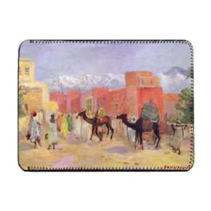  A Village in the Atlas Mountains (oil on   iPad Cover 
