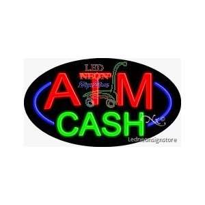  ATM Cash Neon Sign 17 Tall x 30 Wide x 3 Deep 