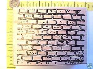 BRICK WALL LARGE BACKGROUND UN MOUNTED rubber stamp  