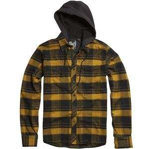   Racing Youth Chase Flannel Hoody   Youth Large/Pea Green Automotive