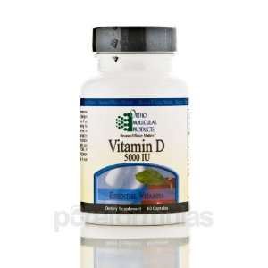  Ortho Molecular Products Vitamin D 5000 IU 60 Capsules 