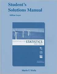 Essentials of Statistics, (0321641515), Milton F. Loyer, Textbooks 