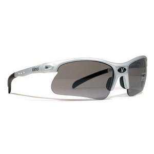  Vinci Single Lens Sport Sunglasses Silver Frames Sports 