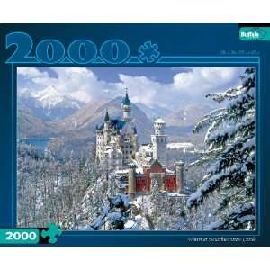  Winter at Neuschwanstein Castle 2000pc Jigsaw Puzzle Toys 