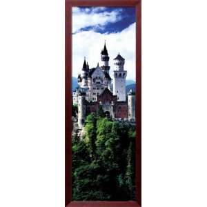 Bavaria   Neuschwanstein Castle Framed Poster Print, 14x38  