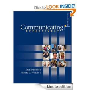 Communicating Effectively Saundra Hybels  Kindle Store