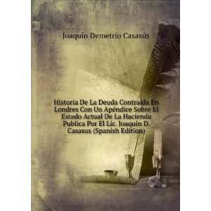   Casasus (Spanish Edition) JoaquÃ­n Demetrio CasasÃºs Books