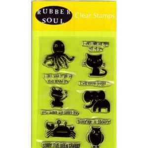  Clear Stamp Set   Animal Love Toys & Games