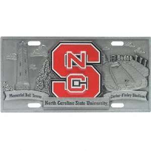  North Carolina State Wolfpack 3 D License Plate Sports 