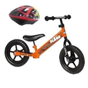  Strider PREbike Balance Running Bike with Child Helmet 