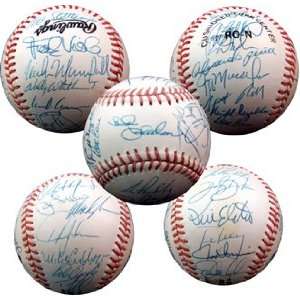  1990 New York Mets Autographed Team Baseball Sports 