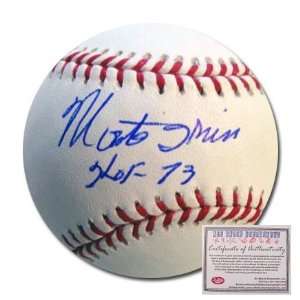  Monte Irvin Autographed/Hand Signed MLB Baseball with HOF 