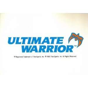  WWF Wrestling Card #139  The Ultimate Warrior Logo