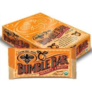  Bumble Bar Energy Bar Organic Awesome Apricot CASE OF 15/1 