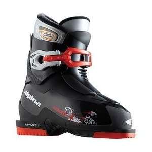  Alpina Boys Black Zoom Ski Boots   Black 18 MONDO POINT 