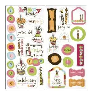   Minute Scrapbooker Stickers   Birthday Expressions