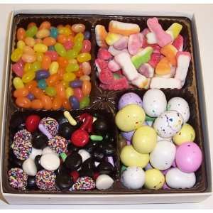 Cakes Large 4 Pack Sour Bunnies, Spring Mix Jelly Beans, Chocolate 