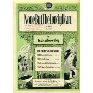  None But the Lonely Heart Vintage 1939 Sheet Music by 