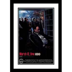 The Sopranos 20x26 Framed and Double Matted TV Poster   Style H   2004