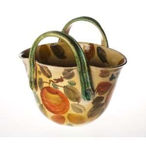  Modigliani Frutta Laccata Basket Shaped Bowl with Handles 