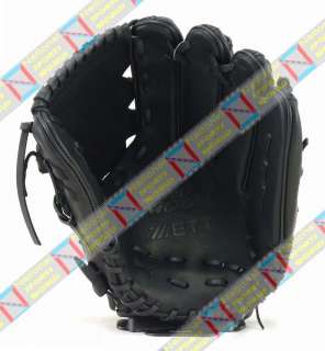 ZETT Baseball Gloves Black 12 { Kip } RHT  