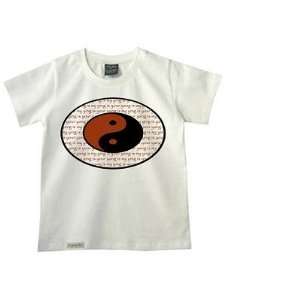  My Ying is Your Yang Organic White Toddler Tee 6T Baby