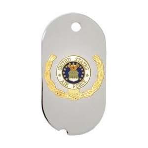  US Air Force Service Emblem Dog Tag Key Ring Everything 