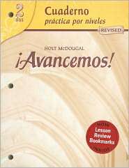 McDougal Littell ¡Avancemos Cuaderno Practica por niveles (Student 