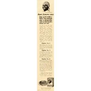  1922 Ad Aunt Jemima Pancake Hot Cake Flour St. Joseph MO 