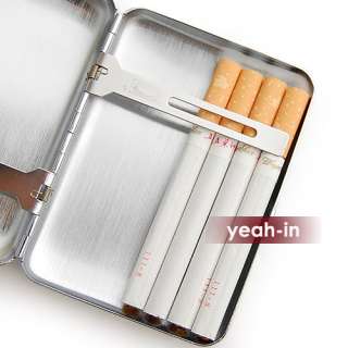 New Silver embossed arabesques Cigarette Case 16pcs  