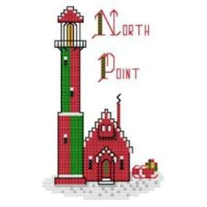   Lighthouse Cross Stitch Chart Kit   North Point 