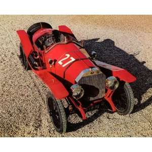  1968 Print Antique 1912 SPA Racing Type Sport 25CV Antique Race Car 